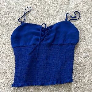 Royal blue Wilfred aritzia tank top